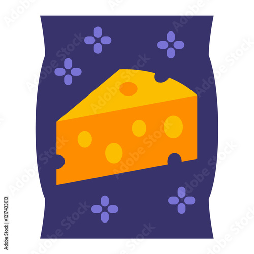 Vector Design Cheese Icon Style