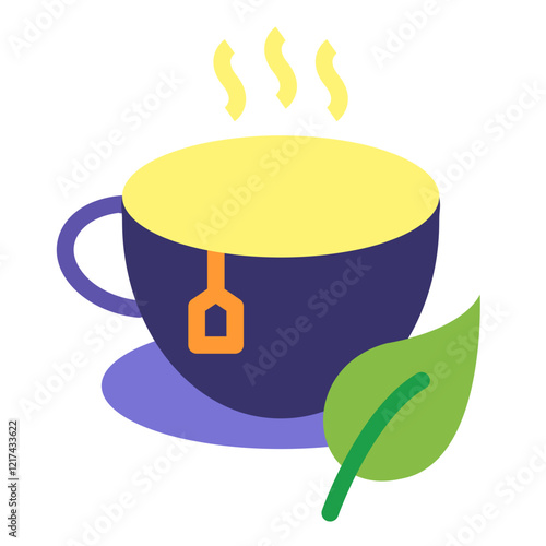 Vector Design Tea Icon Style