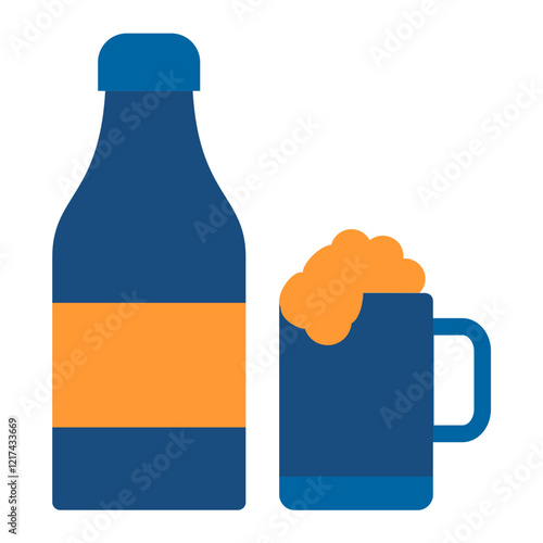 Vector Design Beer Icon Style