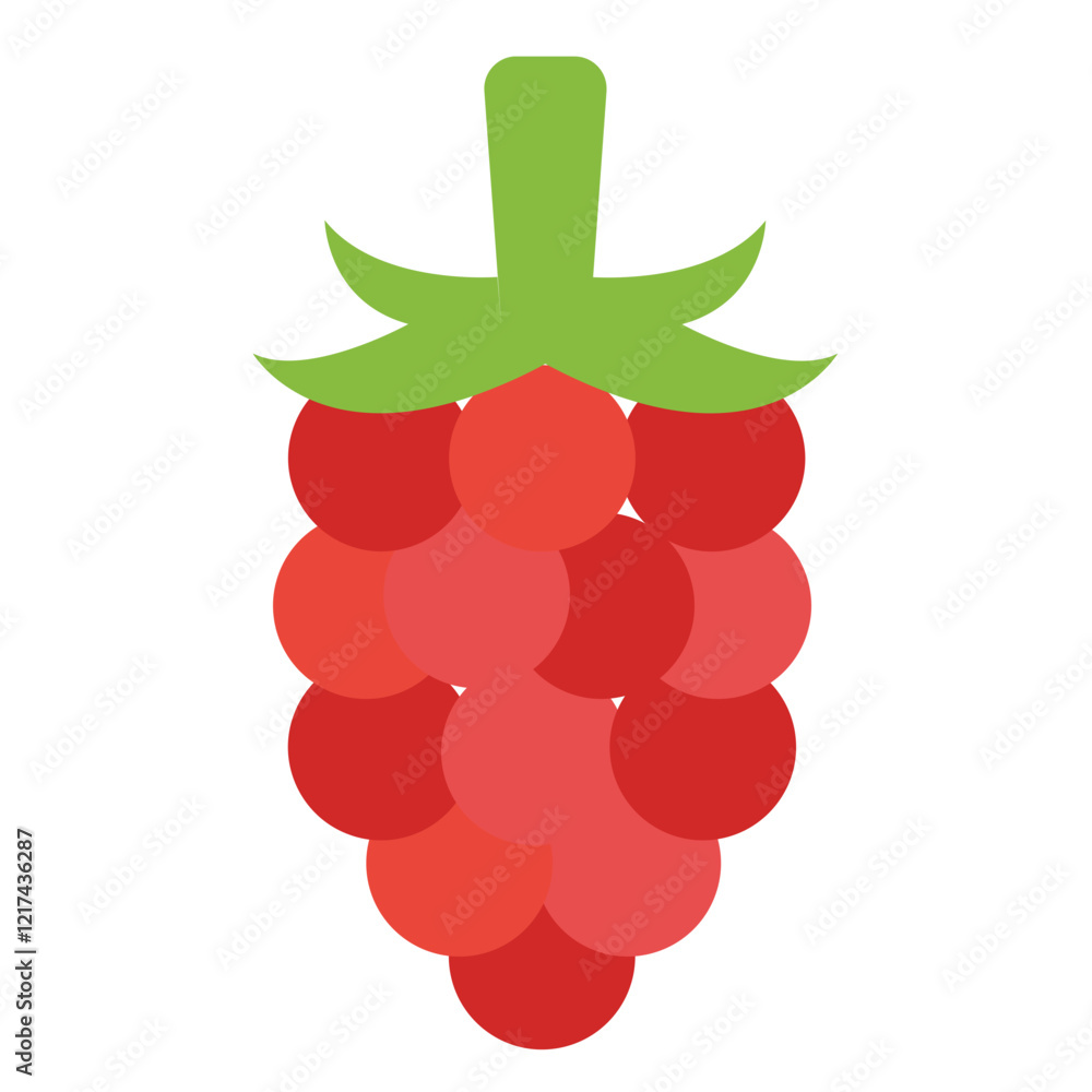 Vector Design Raspberry Icon Style Vector Design Raspberry Icon Style