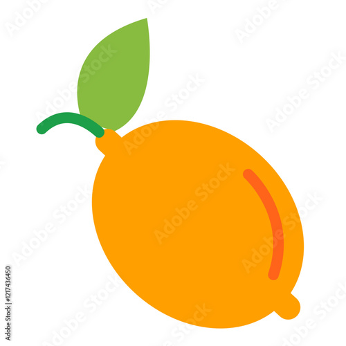 Vector Design Lemon Icon Style