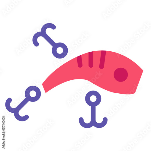 Vector Design Lure Icon Style