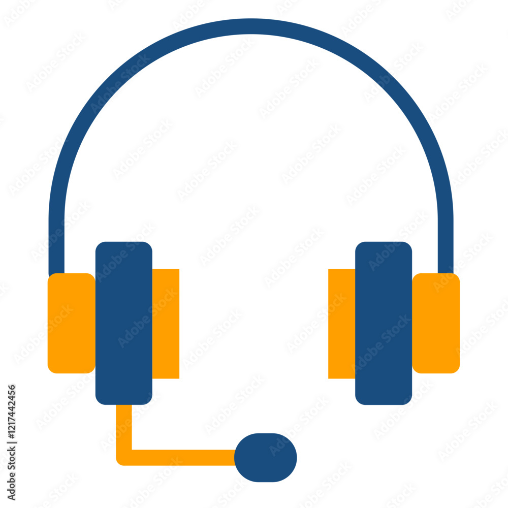 Vector Design Headphones Icon Style Vector Design Headphones Icon Style
