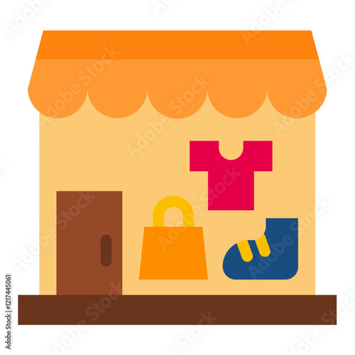 Vector Design Secondhand Shop Icon Style