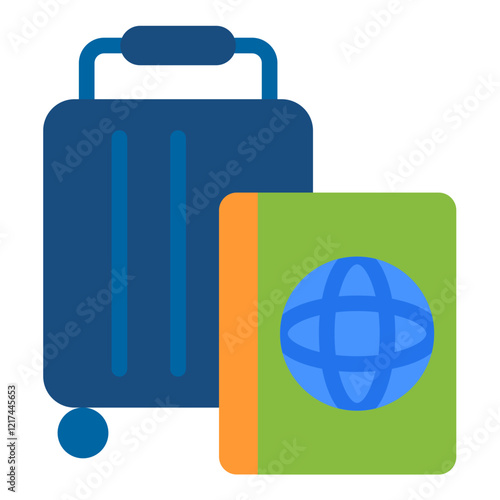 Vector Design Travel Accessories Icon Style
