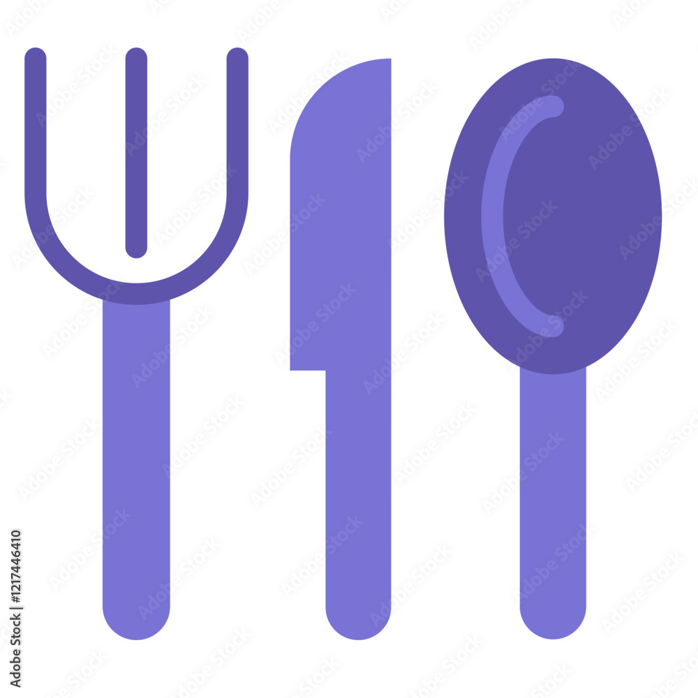 Vector Design Cutlery Icon Style Vector Design Cutlery Icon Style
