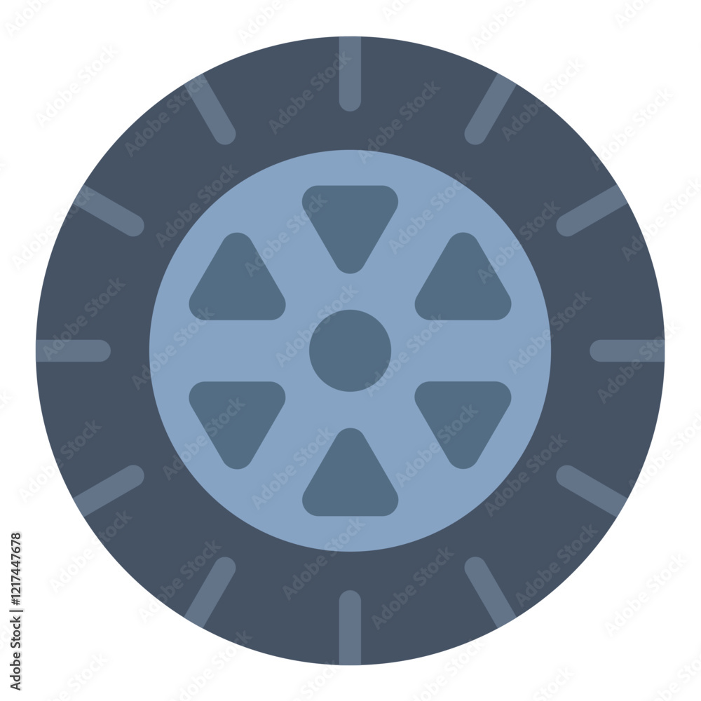 Fototapeta premium Vector Design Wheel Icon Style
