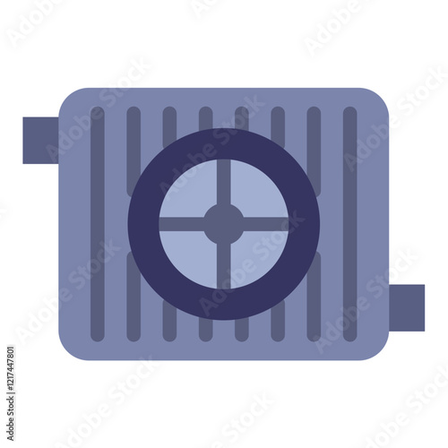 Vector Design Radiator Icon Style