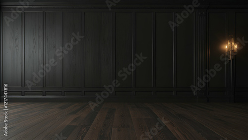 Wallpaper Mural Empty Dark Wall with Subtle Texture for Interior Design. Torontodigital.ca