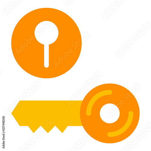 Vector Design Ignition Switch Icon Style