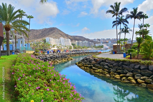 Anfi del Mar beach resort located in the south of the island of Gran Canaria, Spain