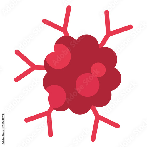 Vector Design Oncologist Icon Style