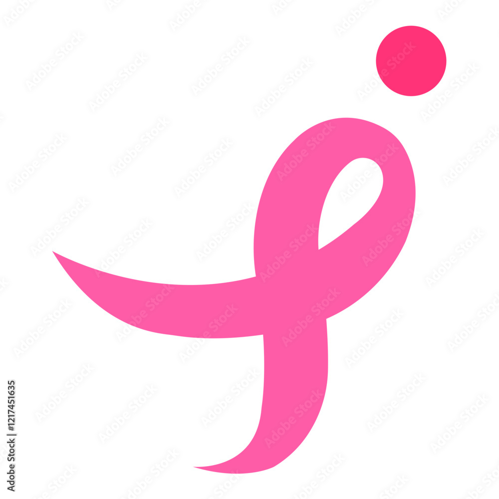 Vector Design Race for the Cure Icon Style Vector Design Race for the Cure Icon Style