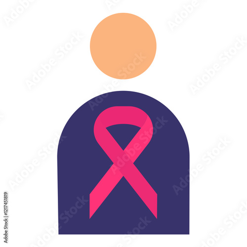 Vector Design Cancer Care Icon Style