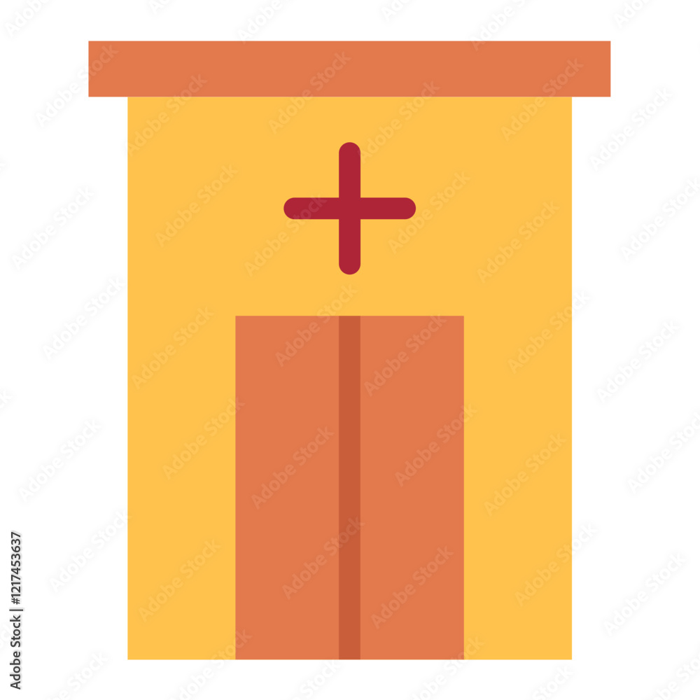 Obraz premium Vector Design Emergency Room Icon Style