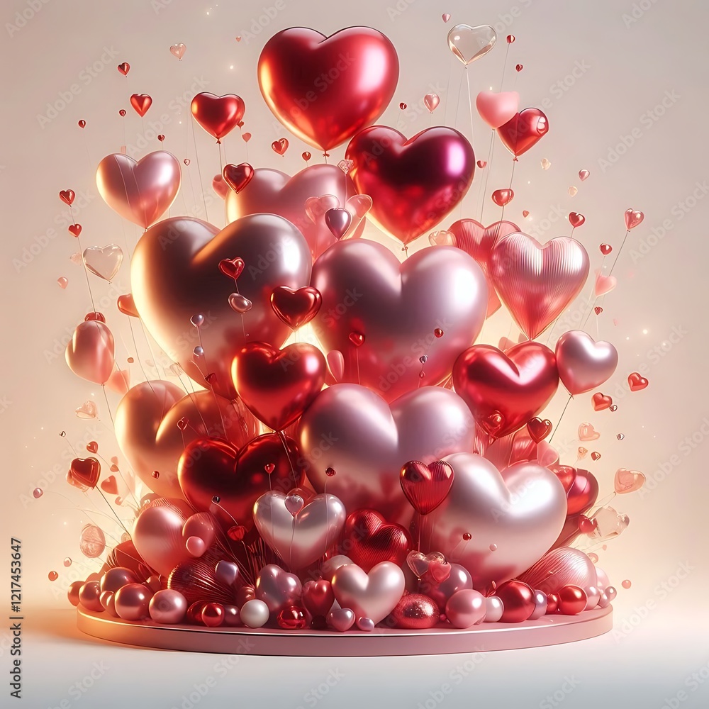 Obraz premium heart background