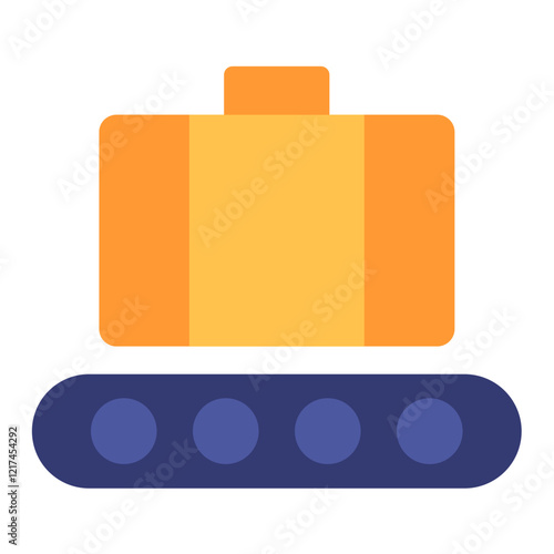 Vector Design Baggage Claim Icon Style