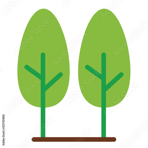 Vector Design Nature Reserve Icon Style