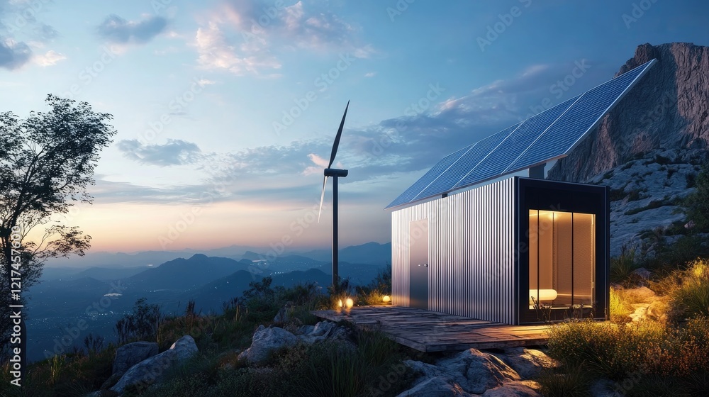 Eco-Friendly Mountain Cabin: Sustainable Living in Harmony with Nature Eco-Friendly Mountain Cabin: Sustainable Living in Harmony with Nature