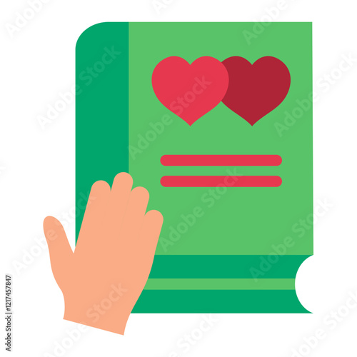 Vector Design Wellness Oath Icon Style