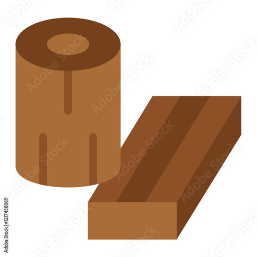 Vector Design Hardwood Icon Style