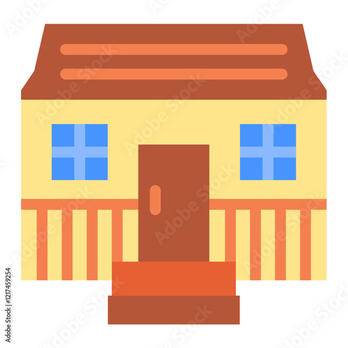 Vector Design Porch Icon Style
