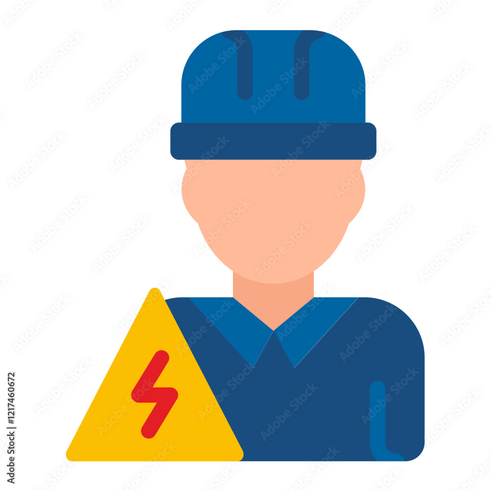 Vector Design Electrical Engineer Icon Style Vector Design Electrical Engineer Icon Style