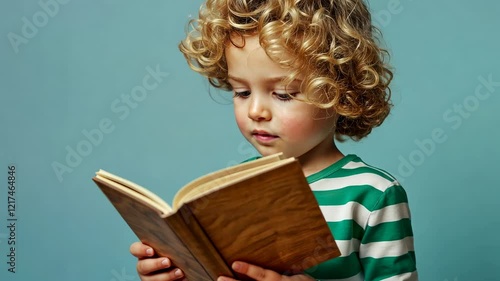 The Child Reading a Book
