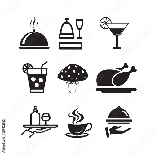 food icons set