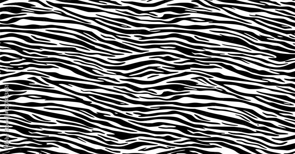 Vector illustration of seamless zebra pattern
