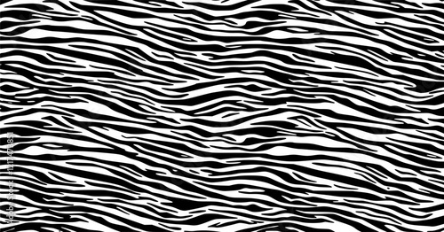 Vector illustration of seamless zebra pattern
