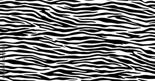 Vector illustration of seamless zebra pattern
