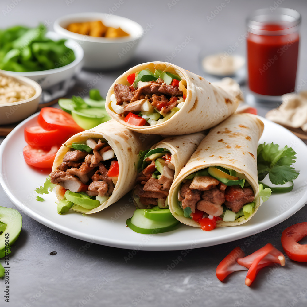 chicken and wrap sandwich chicken and wrap sandwich
