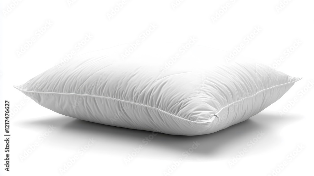 Soft White Pillow on a Clean Background Soft White Pillow on a Clean Background