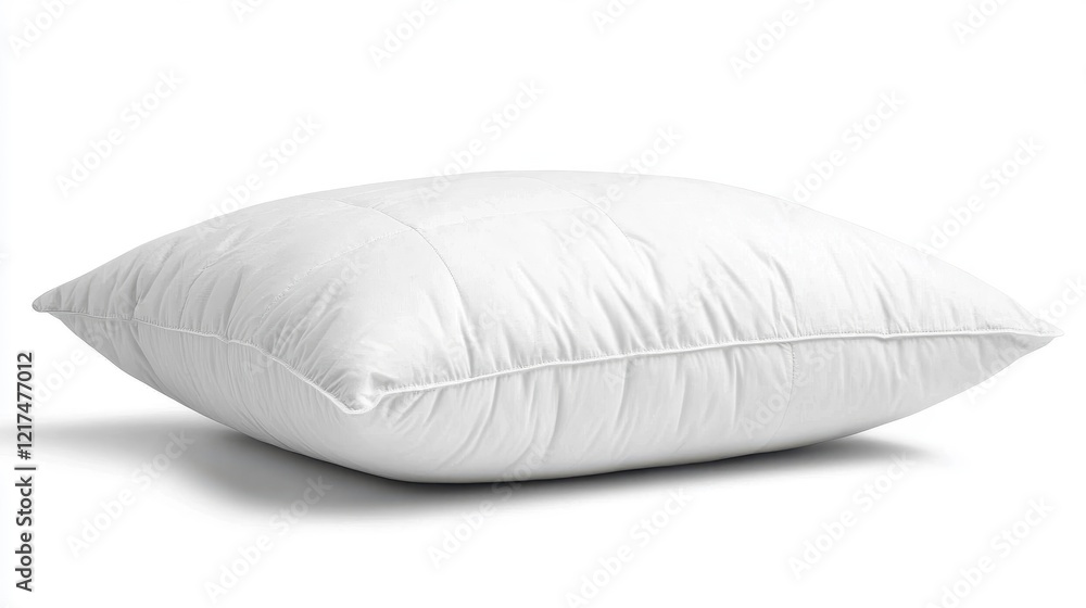 Soft White Pillow on a Clean Background Soft White Pillow on a Clean Background