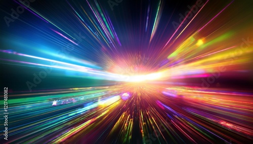 abstract background with rays