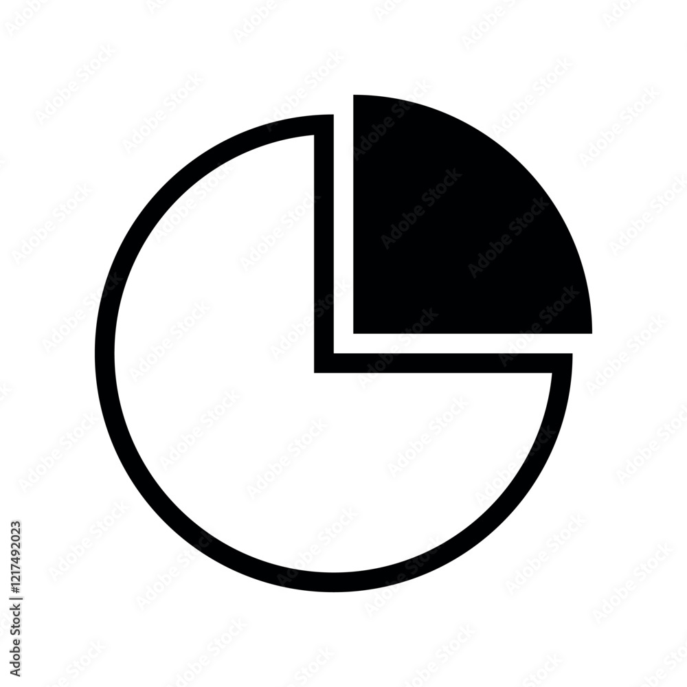 Simple vector icon. Flat illustration on a theme diagram Simple vector icon. Flat illustration on a theme diagram