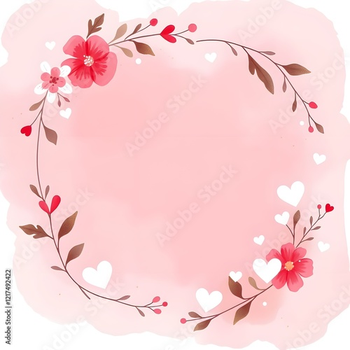 pink blossom  background