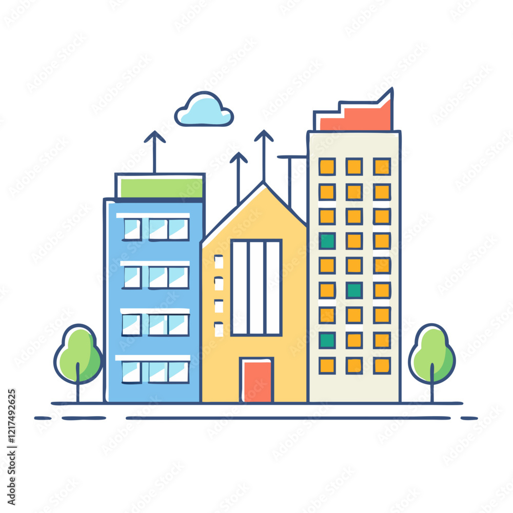 urban development icon, urban development vector illustration-simple illustration of urban development, perfect for urban development logos and icons urban development icon, urban development vector illustration-simple illustration of urban development, perfect for urban development logos and icons