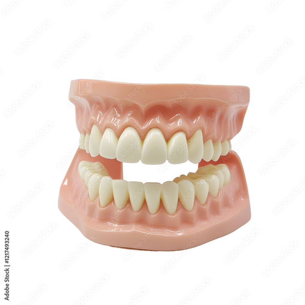 Obraz premium Teeth isolated on white background