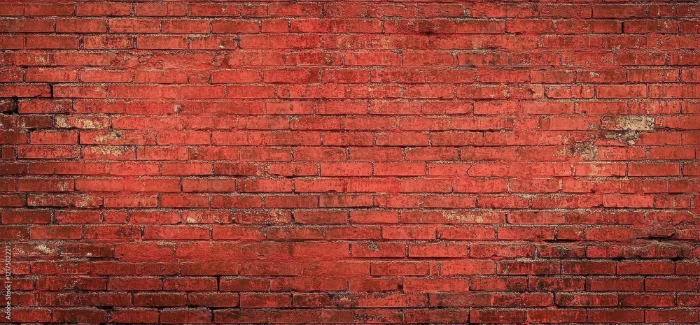 Red Brick Wall Texture Background: Aged and Weathered Masonry Surface Red Brick Wall Texture Background: Aged and Weathered Masonry Surface