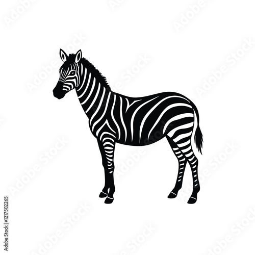 A zebra vector illustration