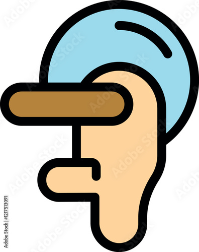 Hand gesture showing long nose indicating lying person