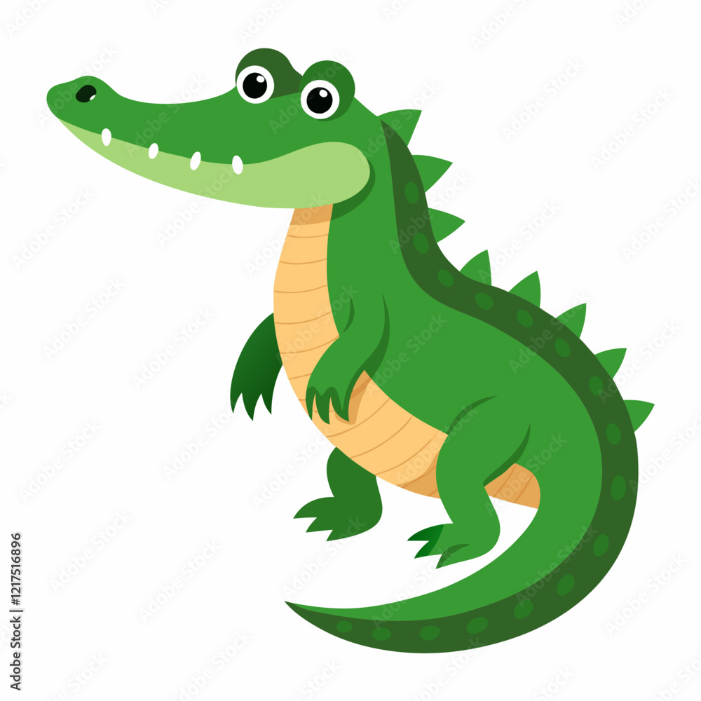 Fototapeta premium crocodile with a smile