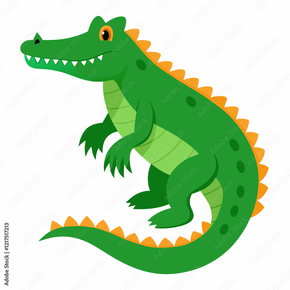 cartoon crocodile with a smile cartoon crocodile with a smile