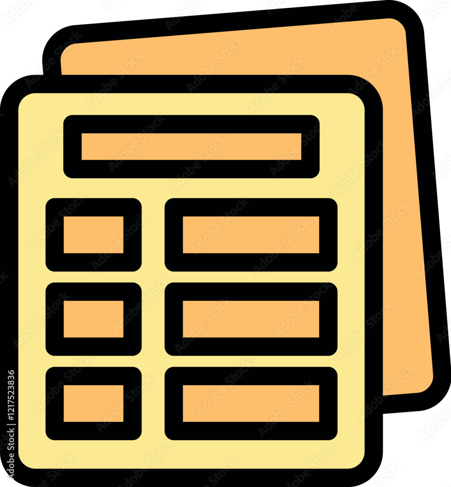 Simple design of online survey or exam application form with several fields for filling representing data collection or test Simple design of online survey or exam application form with several fields for filling representing data collection or test