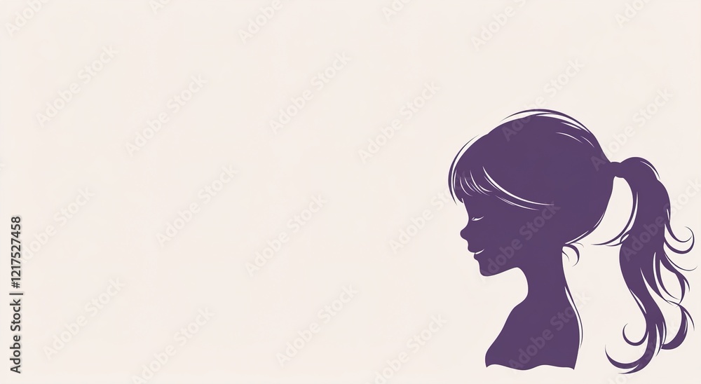 International Women Day paper cut woman card International Women Day paper cut woman card