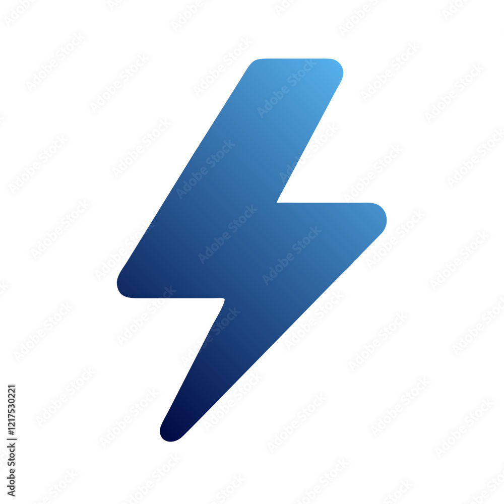 Powerful Lightning Bolt Icon Powerful Lightning Bolt Icon