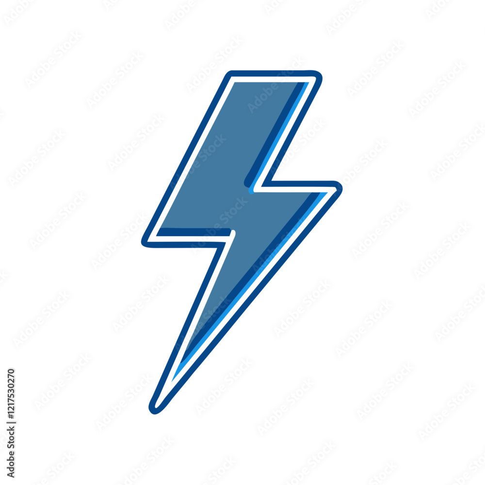 Powerful Lightning Bolt Icon Powerful Lightning Bolt Icon
