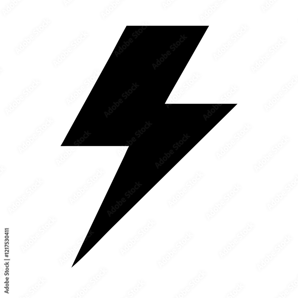 Powerful Lightning Bolt Icon Powerful Lightning Bolt Icon